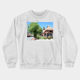 Copenhager Liqueur and Mini Mart - Solvang California Street Scene Crewneck Sweatshirt